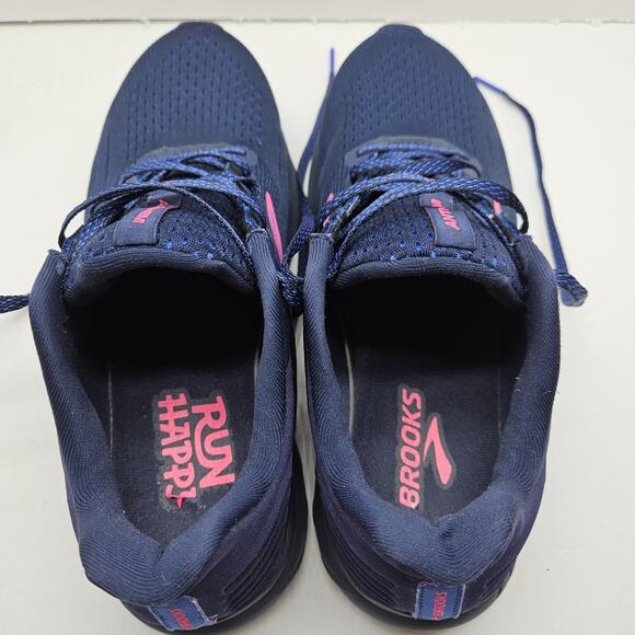 Brooks Anthem 5 1203651B436 Womens Blue Pink Lace Up Low Top Running Shoes 10B - Picture 5 of 7